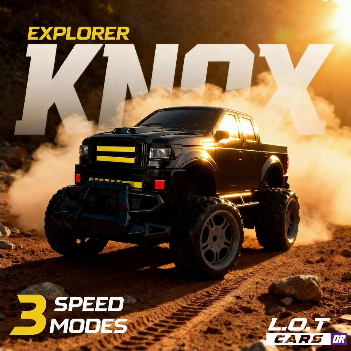 Knox - Semi-Hobby Grade Off Road Remote Control Jeep and RC Truck