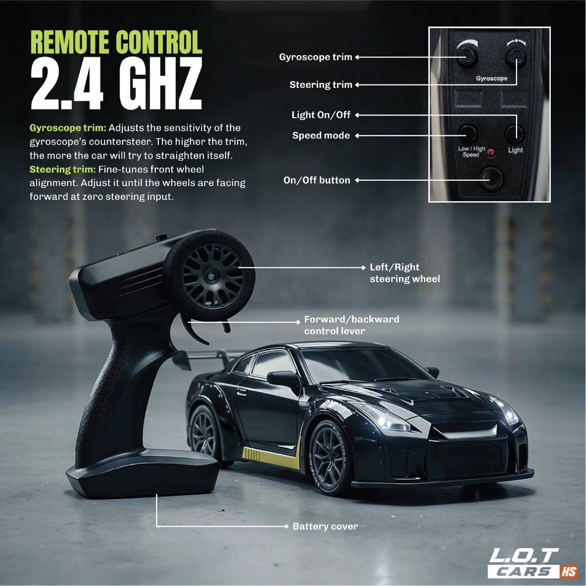 Flare - Legend's Edition - RC Drift Car with Gyroscope