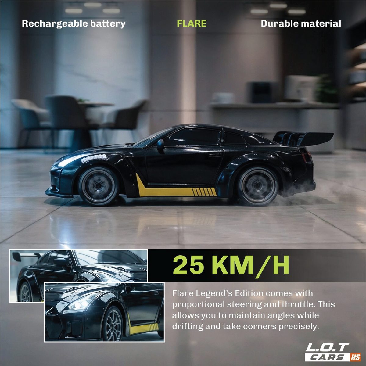 Flare - Legend's Edition - RC Drift Car with Gyroscope