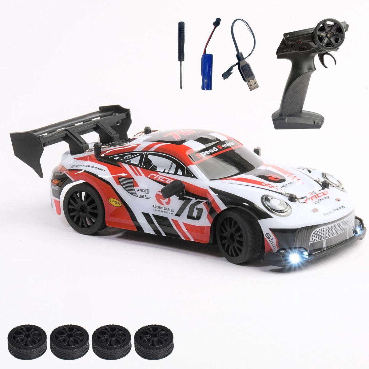 Ghost - Semi-Hobby Grade RC Drift Car with Lights