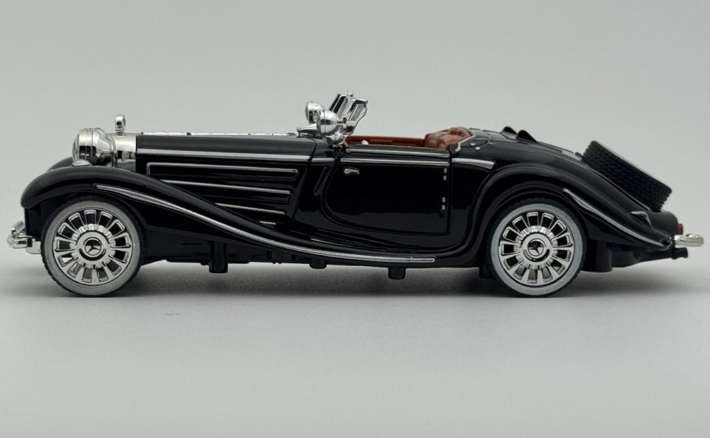 1936 Mercedes Benz 500K 1:24 Roadster diecast scale model car collectible | Assorted Colors