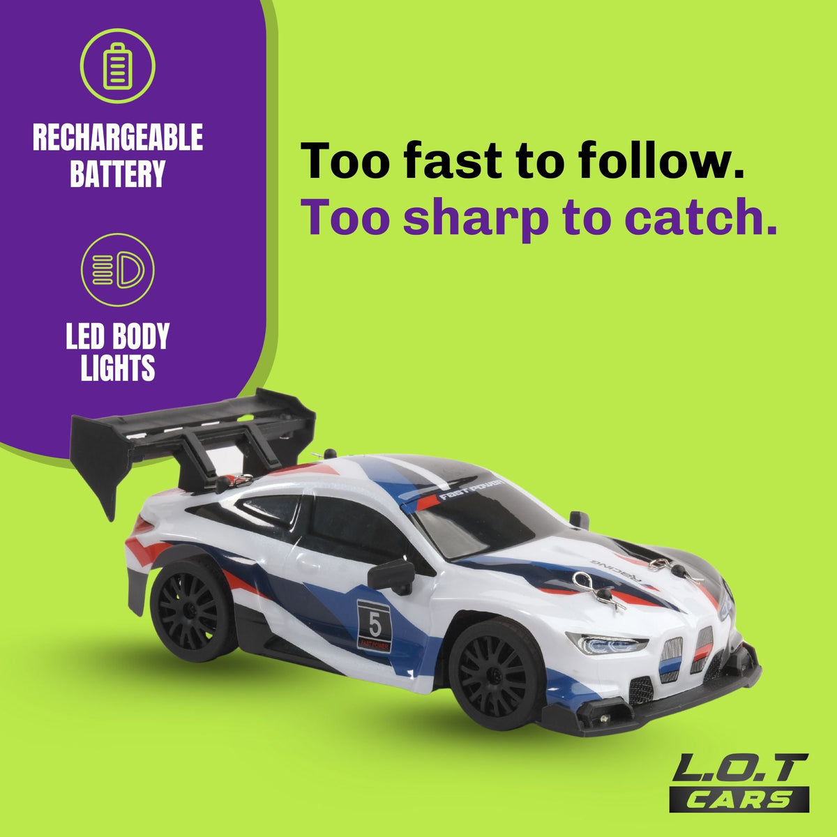 Ghost - Semi-Hobby Grade RC Drift Car with Lights