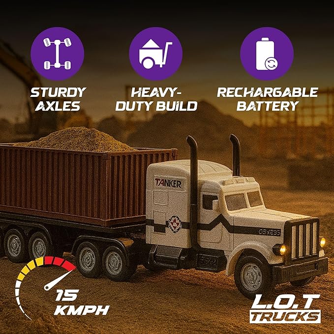 Diesel - RC Truck with Closed Container