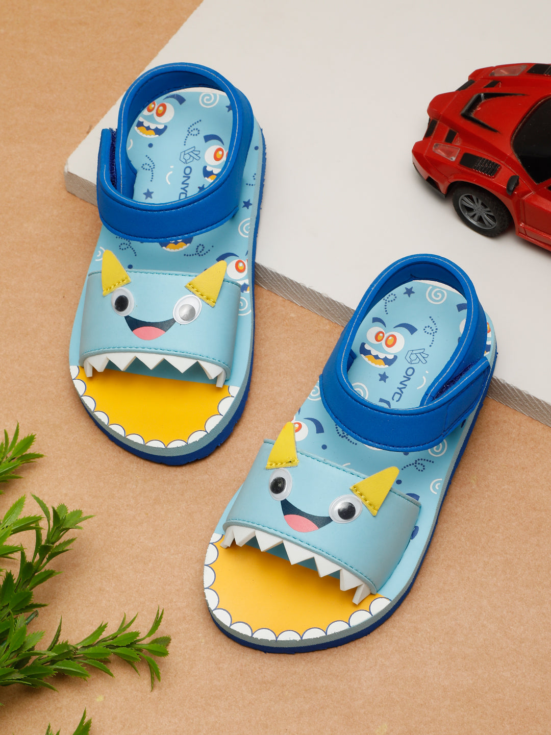 Premium Monster Artistic Sandals - SkyBlue (Unisex)