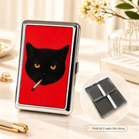 Midnight Cat Card Holder