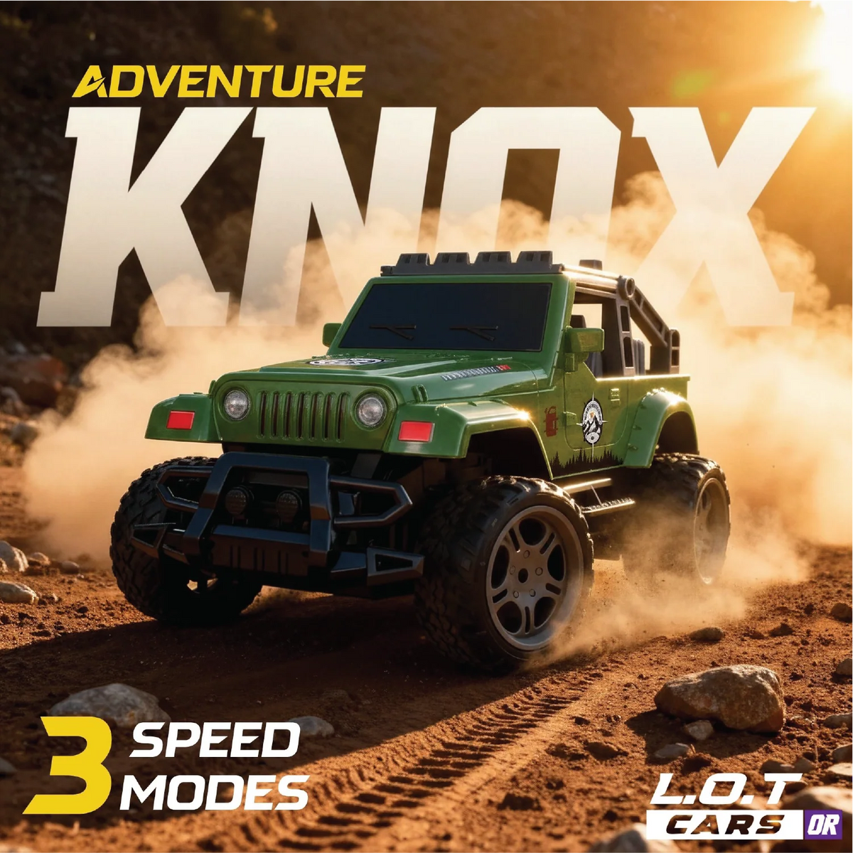 Knox - Semi-Hobby Grade Off Road Remote Control Jeep and RC Truck