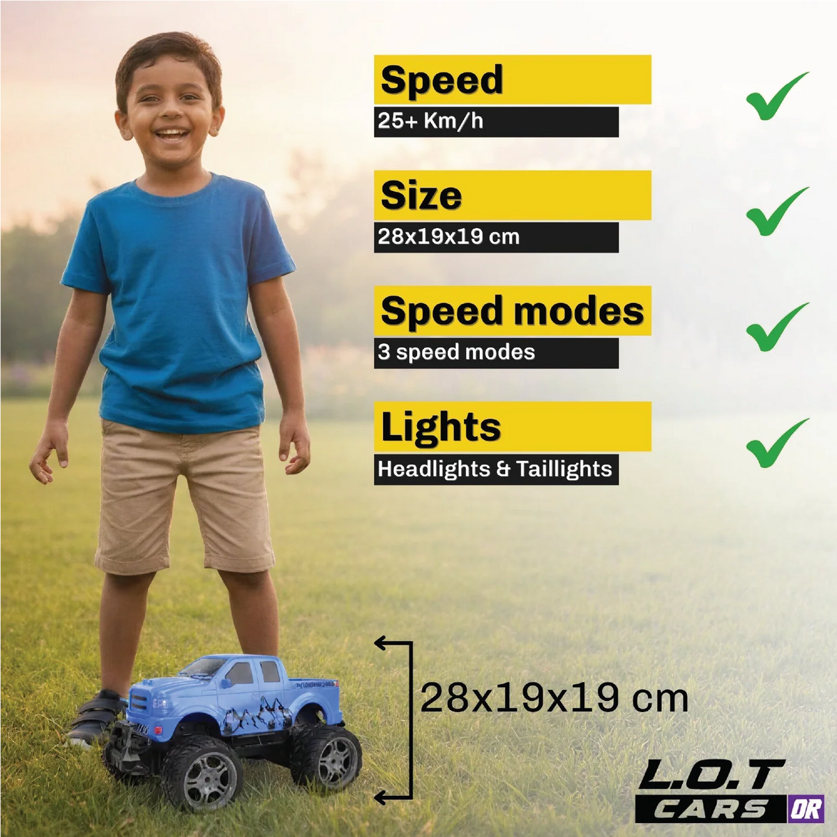 Knox - Semi-Hobby Grade Off Road Remote Control Jeep and RC Truck
