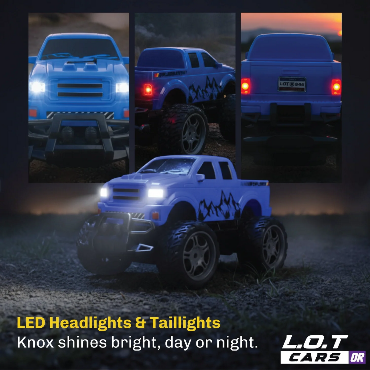 Knox - Semi-Hobby Grade Off Road Remote Control Jeep and RC Truck